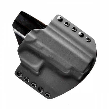 OWB vnější kydexové pouzdro pro Glock 48 Rail poloviční sweatguard, černé